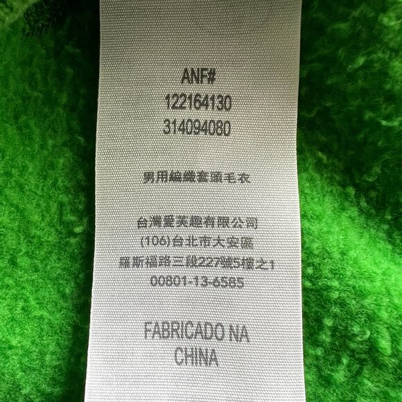 Abercrombie and Fitch Hoodie, Muscle, Green, 18 Lacrosse, XL, EC! - Picture 11 of 14